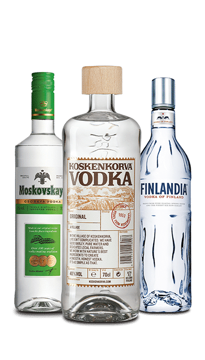 Kategorie Gruppenbild Spirituosen Vodka