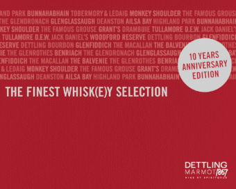 The finest Whisk(e)y Selection Booklet - 10 Years Anniversary Edition